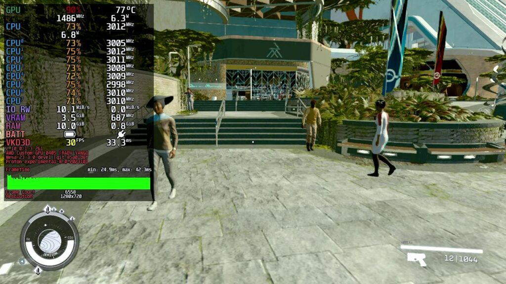 QualityStarfieldExample