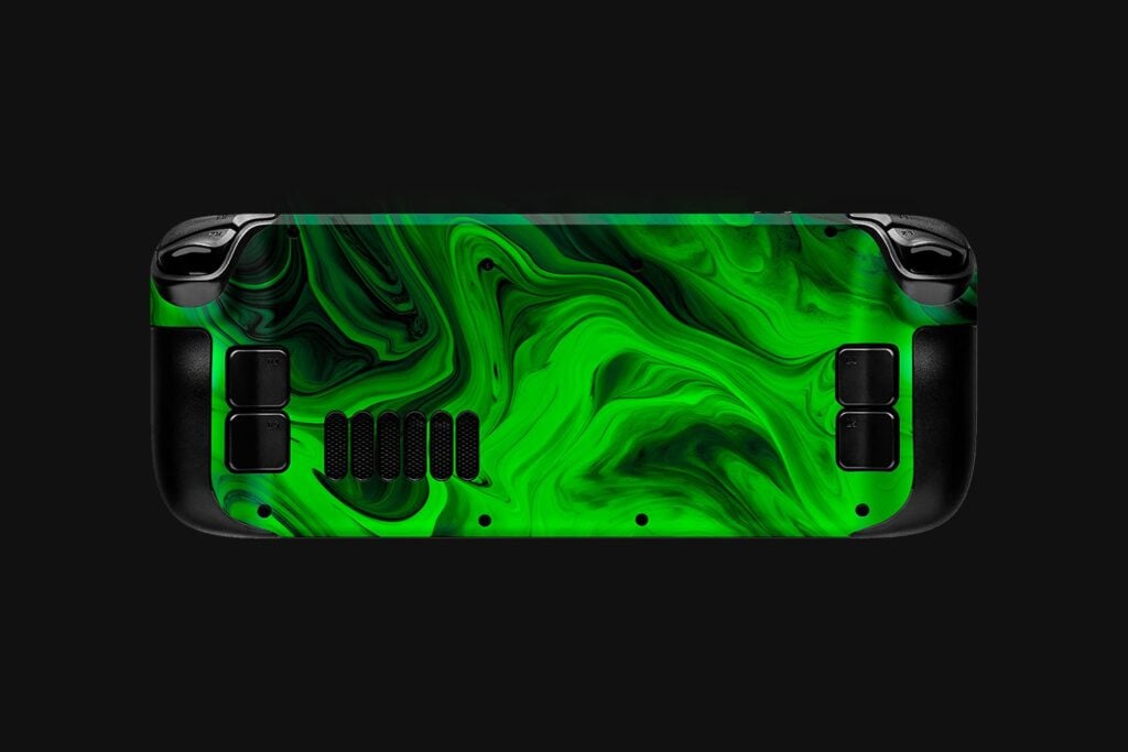 Razer Is Selling Some Awesome Steam Deck Skins 5 RazerAcidSludgeSteamDeckSkinBack