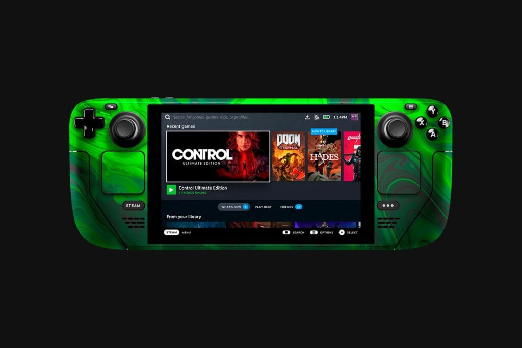 Razer Is Selling Some Awesome Steam Deck Skins 4 RazerAcidSludgeSteamDeckSkinFront