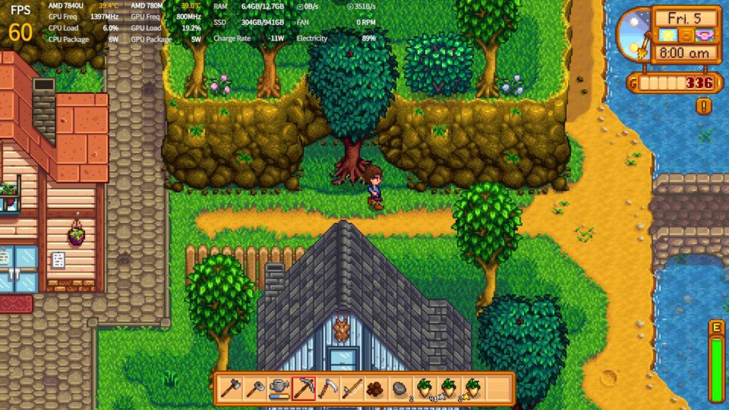 AYANEO AIR 1S Review - An Amazing Windows Handheld With the Best Screen in a Handheld 39 StardewValley1S1