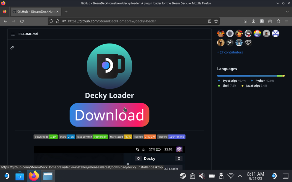 ClicktoDownloadDeckyLoader