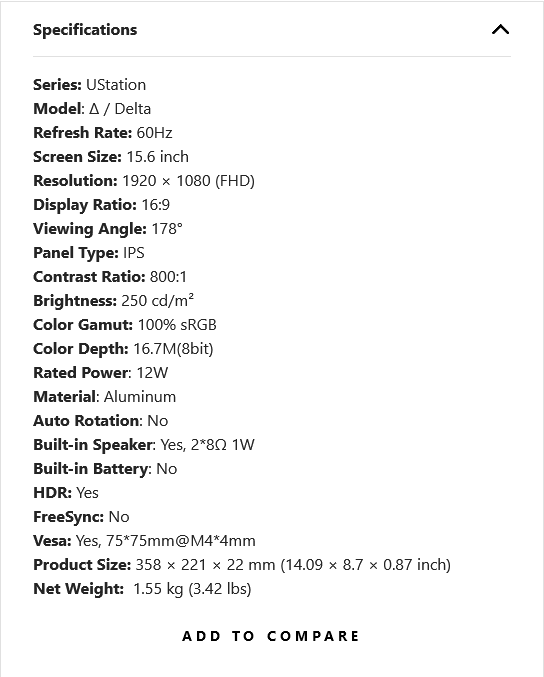 UPerfect Delta Dual Monitor Review - Productivity Perfected 2 UStationDeltaSpecs